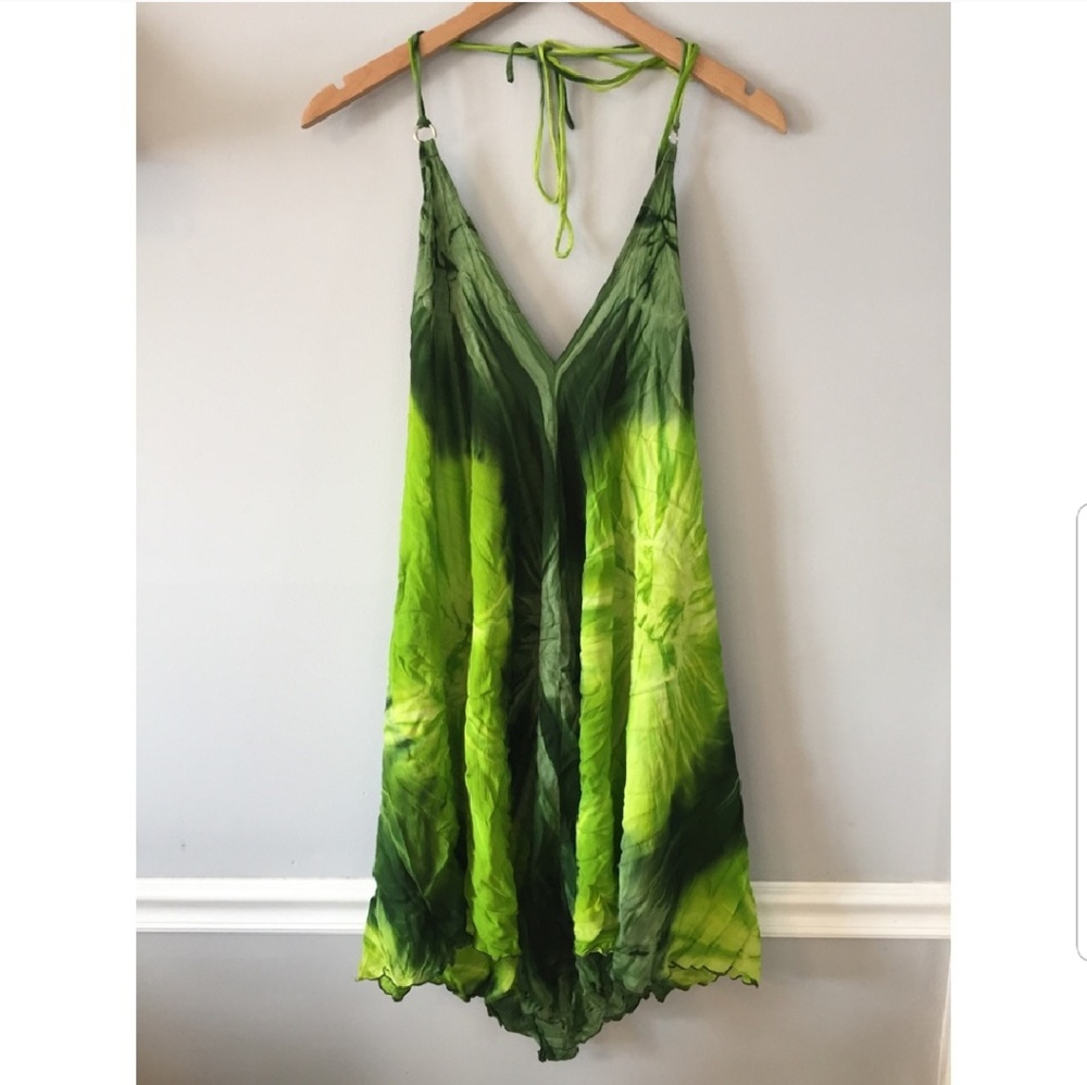 Tie-dye beach/swim cover up (OS)